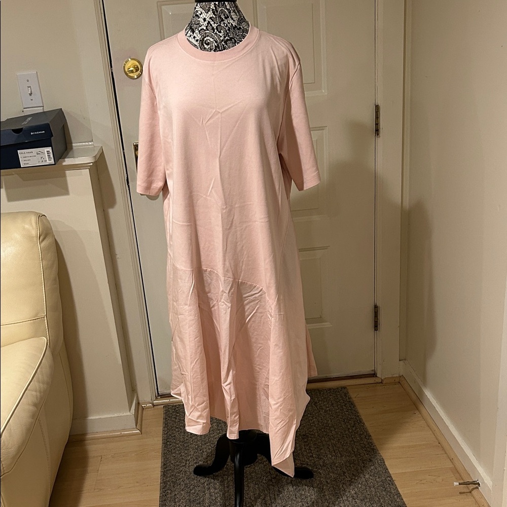 COS Soft Pink Midi Dress